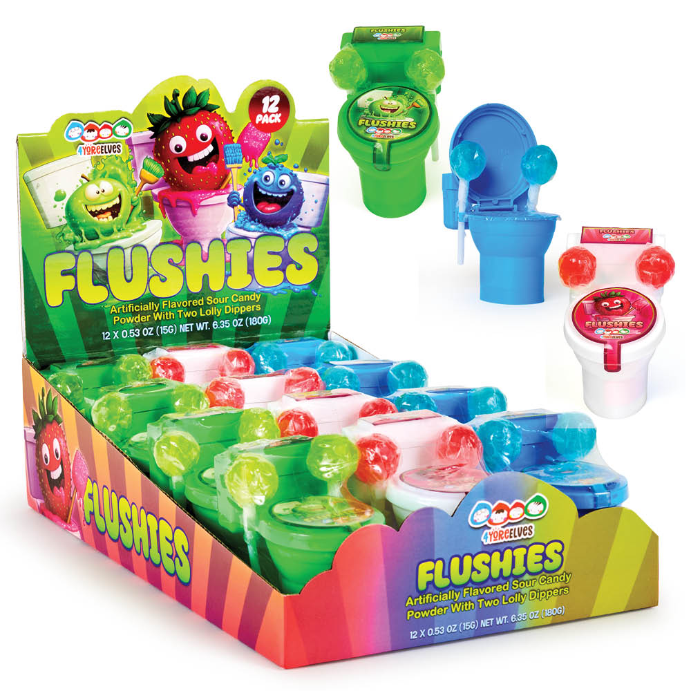 4YoreElves Toilet Candy Sour Powder Dippers