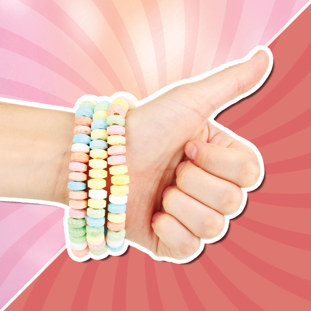 4YoreElves Individually Wrapped Candy Bracelets 110