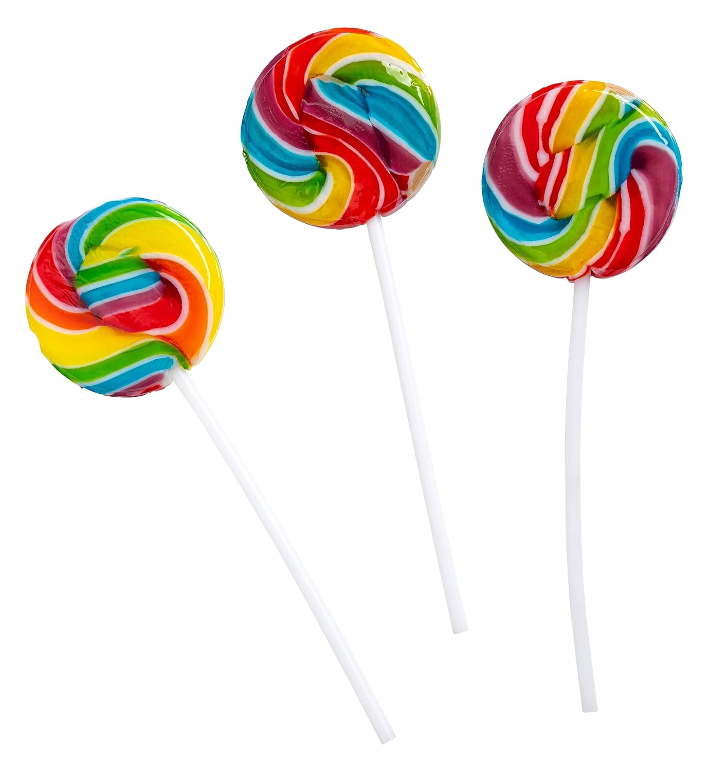 4YoreElves Circus Rainbow Lollipops 24 Pack