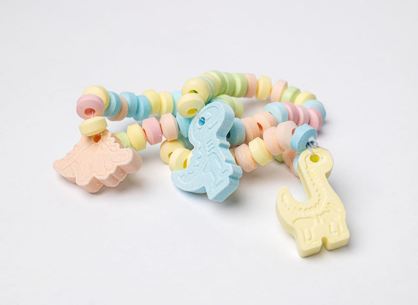 4YoreElves 50 Dinosaur Candy Bracelets with Dinosaur Pendants