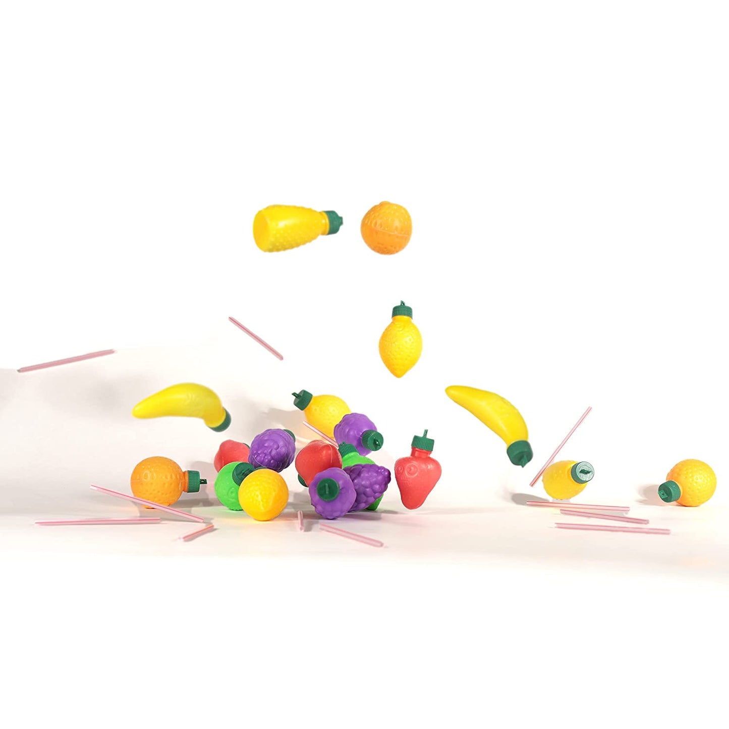 4YoreElves Plastic Fruit Filled with Powder Candy 60 pack