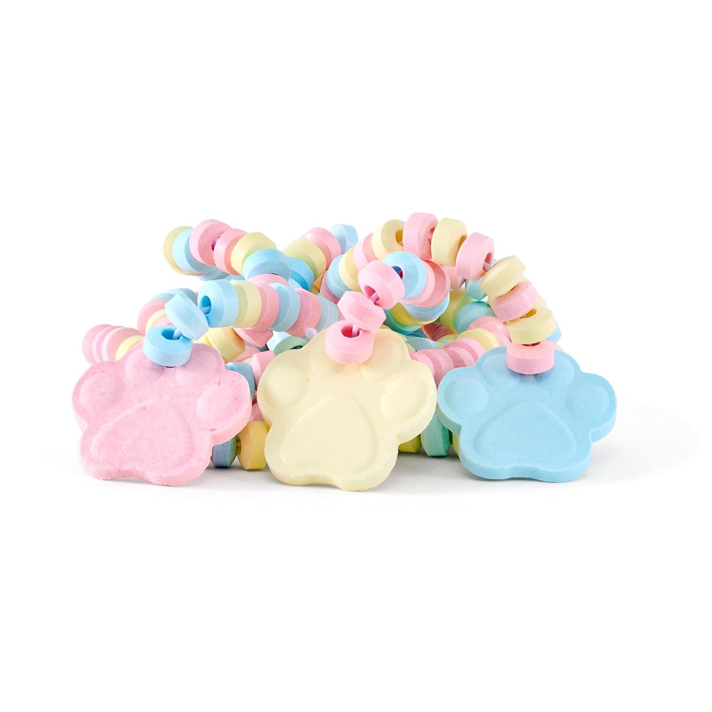 4YoreElves 24 Paw Print Candy Necklaces