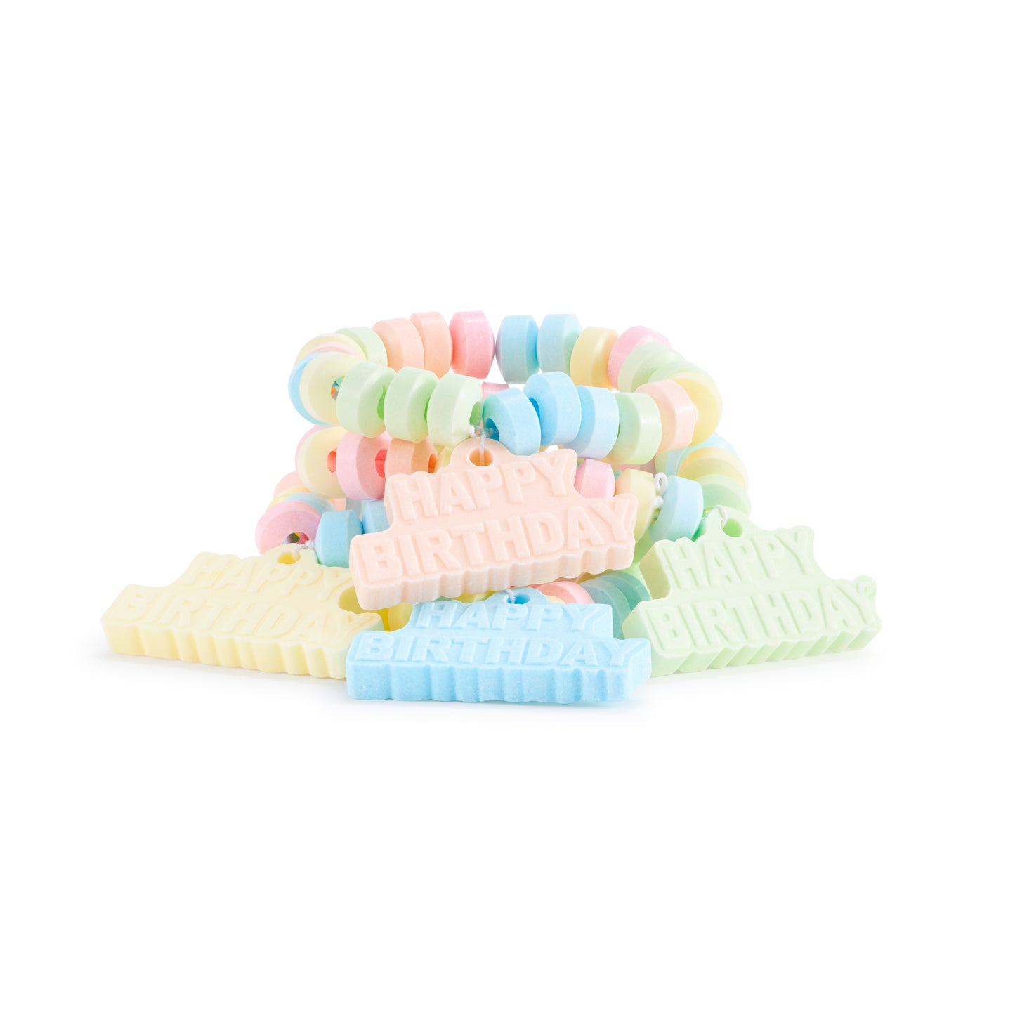 4YoreElves 36 Happy Birthday Candy Bracelets