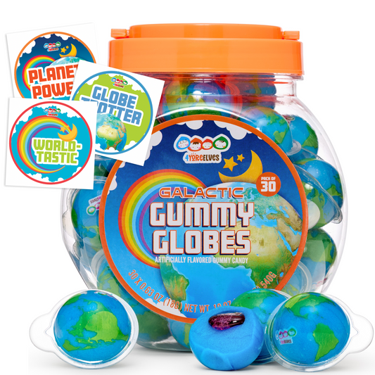 30 Cool Planet Gummies, Trending Earth Gummy Candy