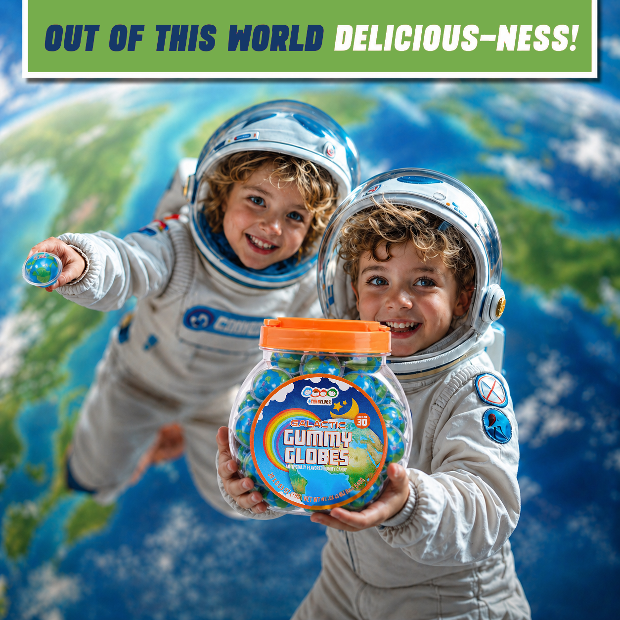 30 Cool Planet Gummies, Trending Earth Gummy Candy