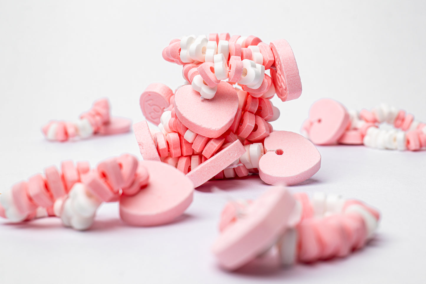 4YoreElves 50 Heart Candy Bracelets