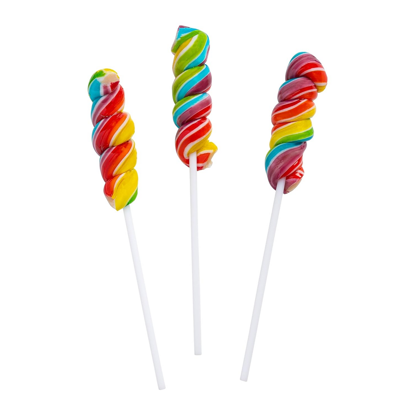 Rainbow Swirly Pops