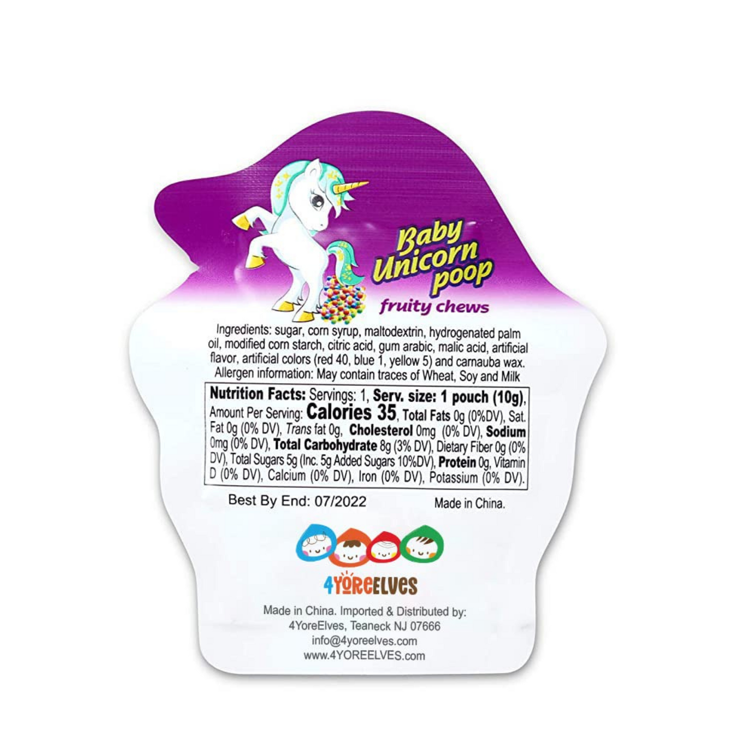 Baby Unicorn Poop Mini Fruit Chews