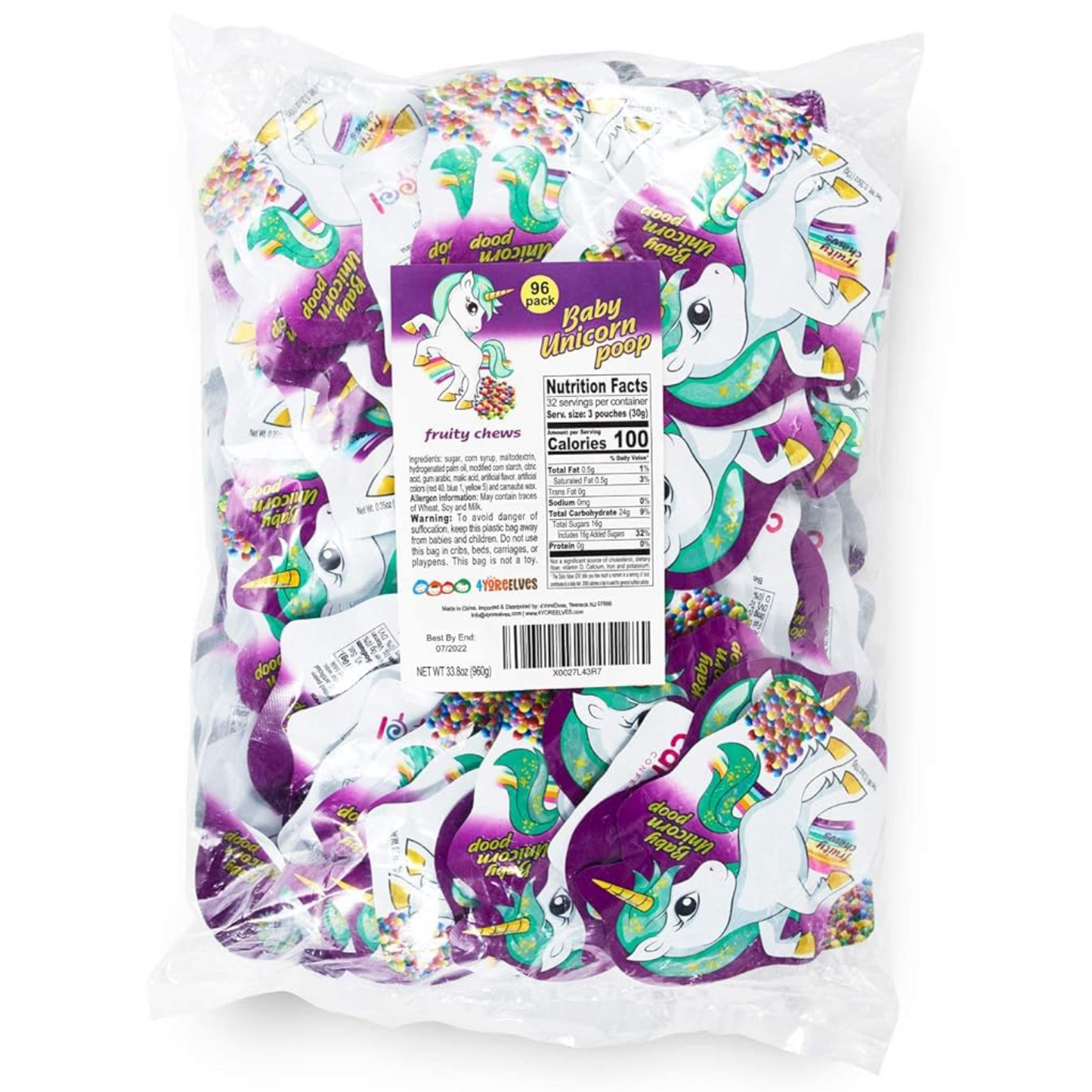 Baby Unicorn Poop Mini Fruit Chews